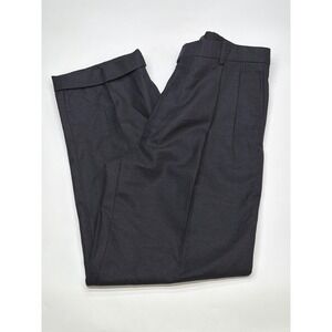 Executive Collection Windsor Men's Wool Cashmere Pleated Dress Pants 34 REG Blue